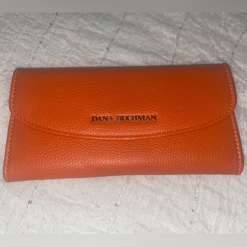 Dana Buchman Vibrant Orange Clutch